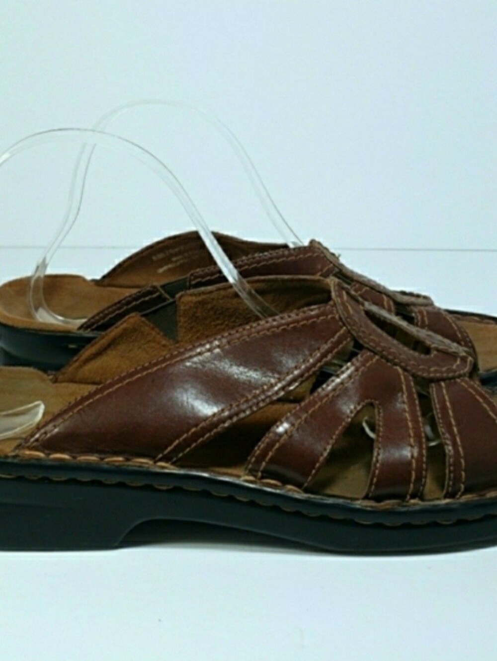 Clarks Leather Foam Cushioned Sandals Slipon Sandals